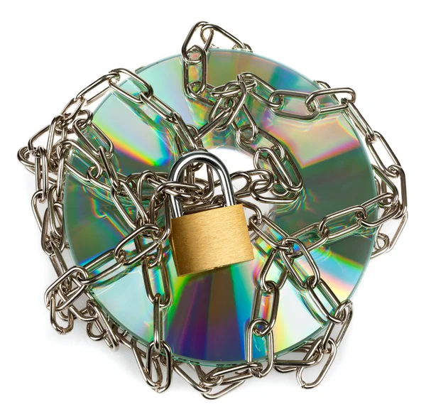 Locked CD-ROM — Stock Photo, Image