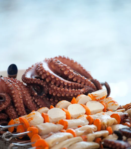 Octopus op strand in Griekenland — Stockfoto