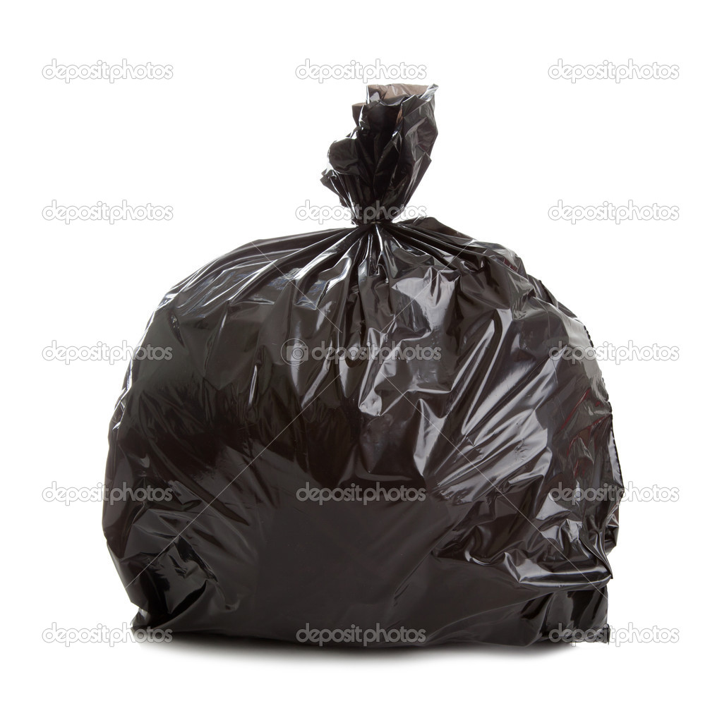 Black Rubbish Bag — Stock Photo © AntonioGravante 39060851