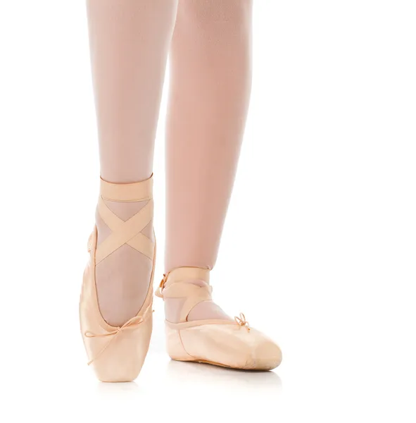 Detail of ballet dancer's feet — Stock Photo, Image