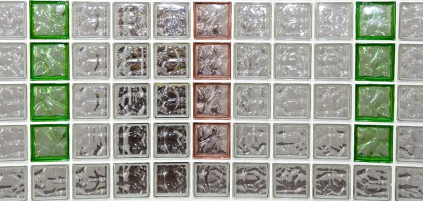 Decorative Glass Blocks in different colors — Stock Photo, Image