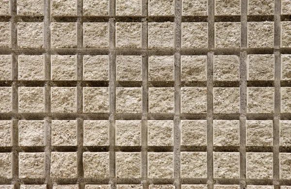 Squared wall made of cement texture — Stock Photo, Image