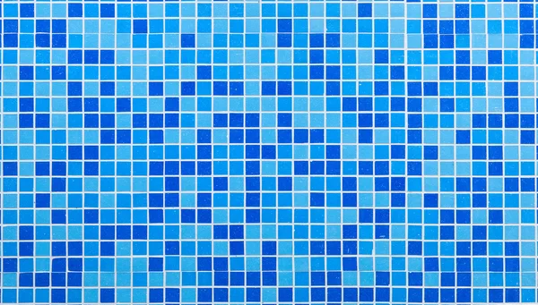 Blue mosaic tiles