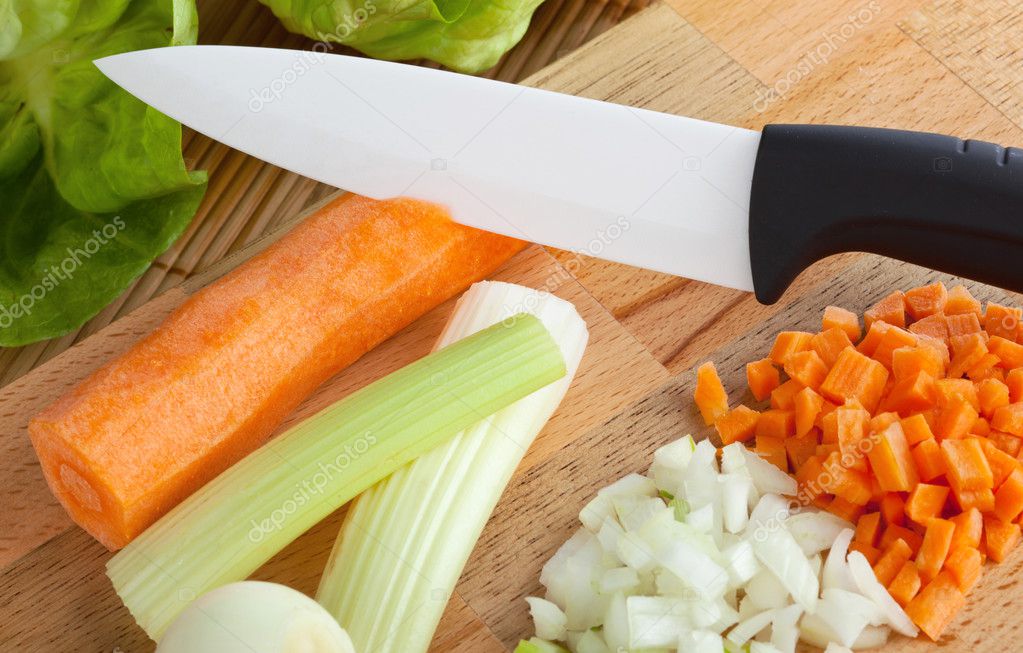 Ceramic knife with soffritto Stock Photo by ©AntonioGravante 40210089