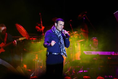 Mondragone, İtalya - 06 Nisan 2013: konser sal da Vinci'nin, dur