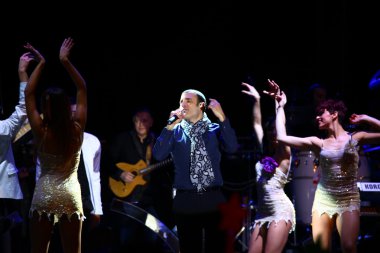 Mondragone, İtalya - 06 Nisan 2013: konser sal da Vinci'nin, dur