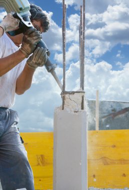 matkap ile takviyeli beton kırma