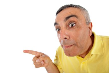 vay ifade ile şaşırttı adam.
