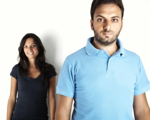 Portrait of young couple — Stock Photo, Image