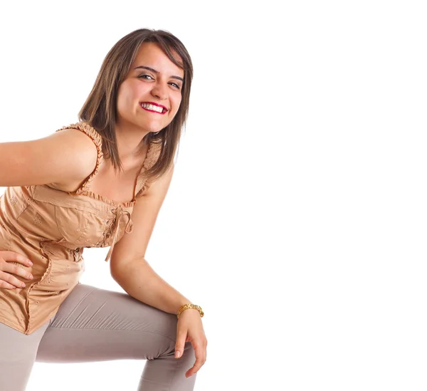 Chica sonriente — Foto de Stock