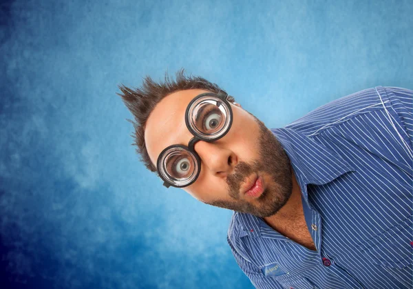 Young boy with surprised expression — Stock Photo, Image