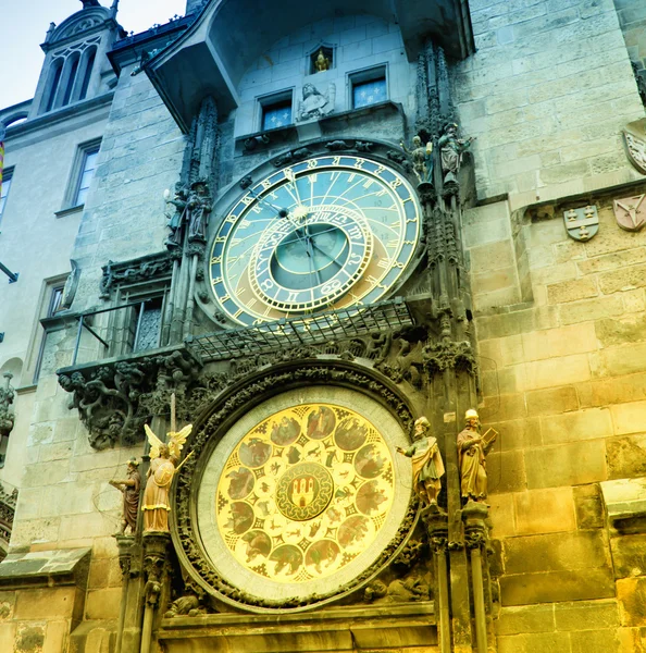 Orloj relógio astronômico em Praga — Fotografia de Stock