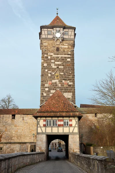 Torre del castillo de Rothenburg ob der Tauber —  Fotos de Stock