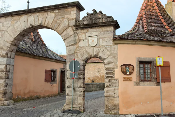 Castle tower of Rothenburg ob der Tauber — Stock Photo, Image