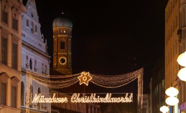 뮌헨 크리스마스 시장.