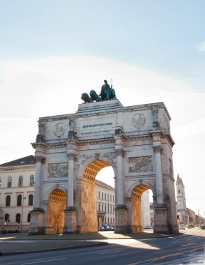 Siegestor (Victory Gate) in Munich, Bavaria, Germany clipart