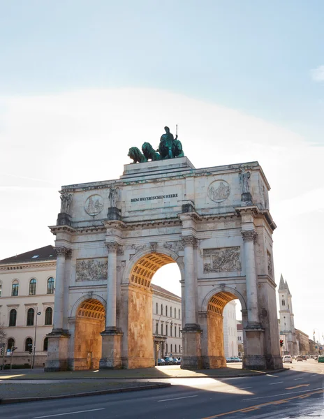 Siegestor (Victory Gate) in Munich, Bavaria, Germany — Stock Photo, Image