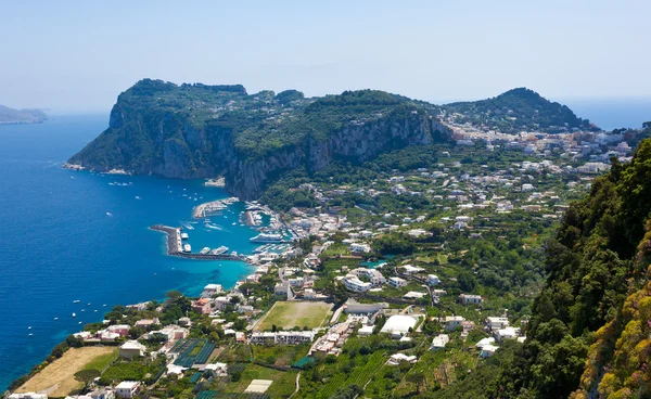 Marina Grande, ilha de Capri, Itália — Fotografia de Stock