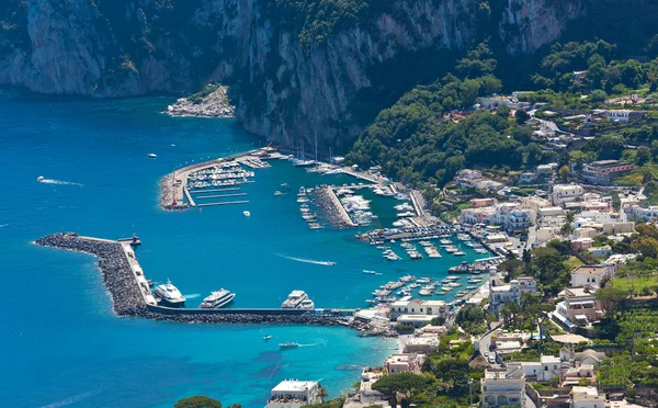 Marina grande, ostrov capri, Itálie — Stock fotografie
