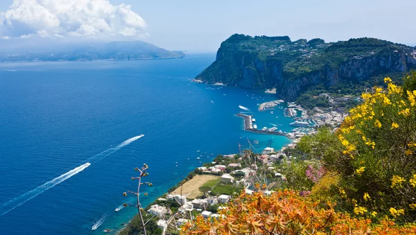 Marina Grande, isola di Capri, Italia — Foto Stock