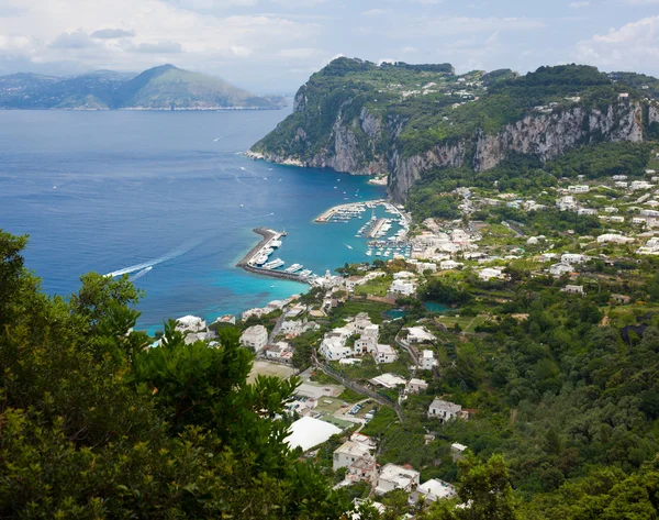 Marina Grande, isola di Capri, Italia — Foto Stock