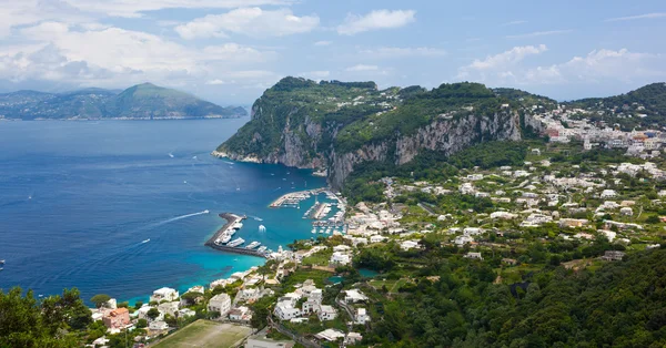 Marina grande, ostrov capri, Itálie — Stock fotografie