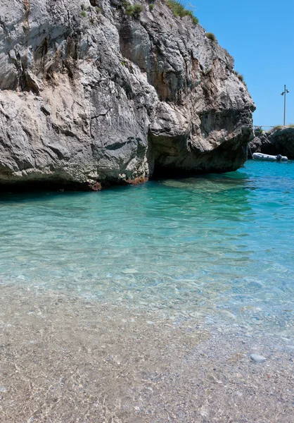 Marina piccola na ostrov capri, Itálie — Stock fotografie