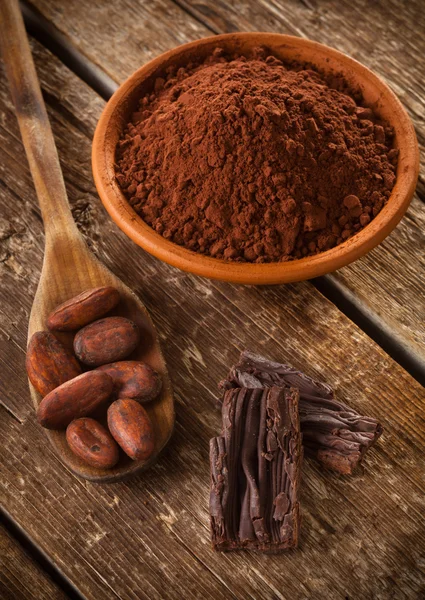 Ingredientes para chocolate artesanal — Foto de Stock