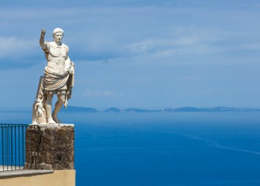 Statue of Augustus, Anacapri, Capri. clipart