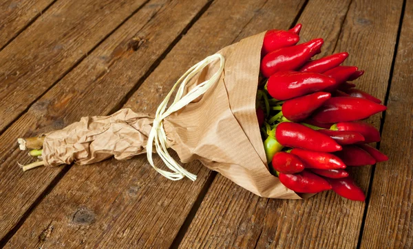 Bunch of red hot pepper — Stock Photo, Image