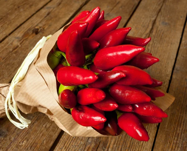 Bunch of red hot pepper — Stock Photo, Image