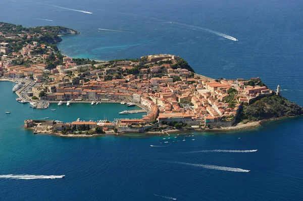 Ilha de Elba-porto de Portoferraio — Fotografia de Stock