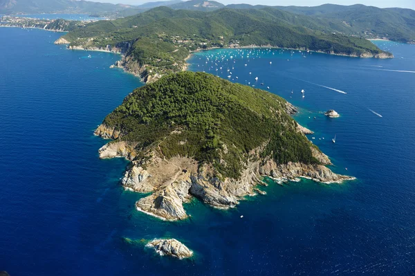 Capo d'Enfola-Elbe île Photos De Stock Libres De Droits