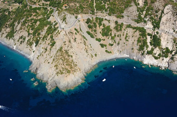 Suola di isola d'Elba-costa del — Foto Stock