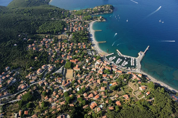 Cavo harbour-Elba island — Stock Photo, Image