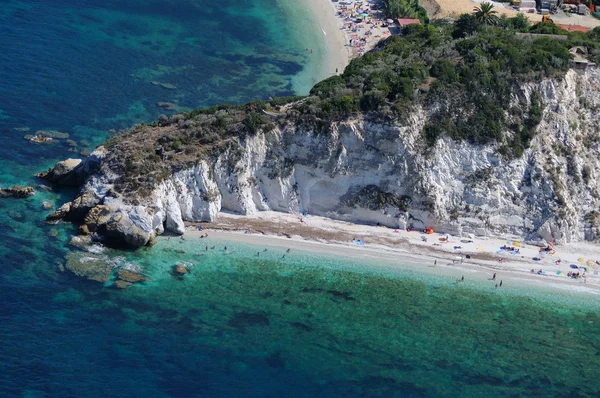 Capo bianco strand-elba eiland — Stockfoto