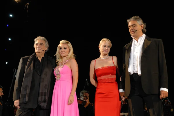 Andrea Bocelli & amigos Fotografias De Stock Royalty-Free