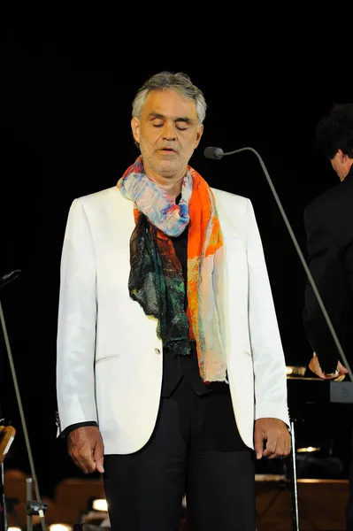 Andrea Bocelli 2013 — Zdjęcie stockowe