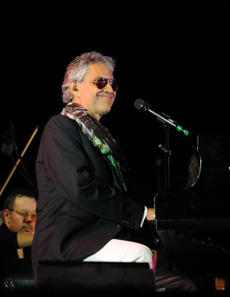 Andrea Bocelli 2013 — Stock fotografie