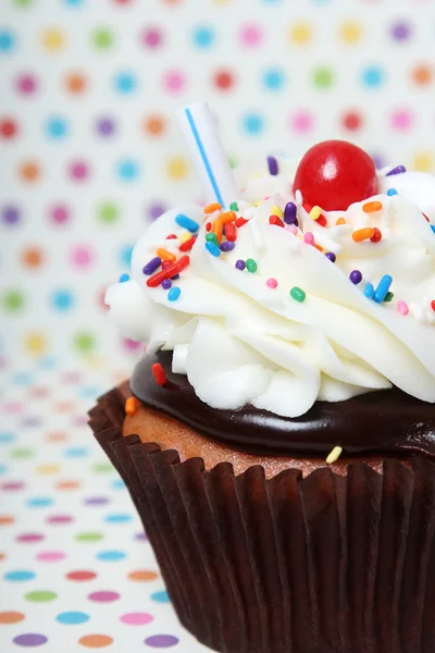 Birthday Cupcake — Stock Photo, Image