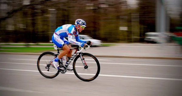 Corrida de bicicleta — Fotografia de Stock