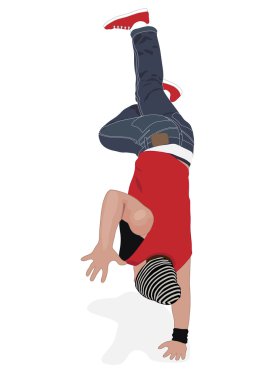 donma bboy gösterir