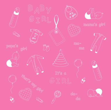 Yeni doğan bebek kız modeli