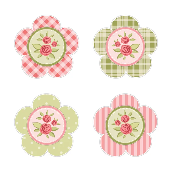 Vintage cupcake toppers 3 — Stockvector