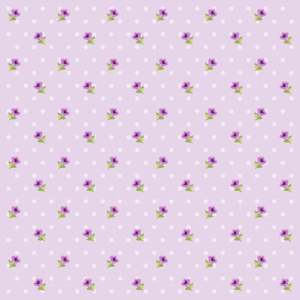 Retro floral pattern 2 — Stock Vector