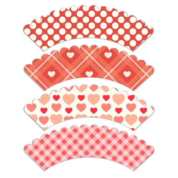 Cupcake wrappers 6 — Stockvector