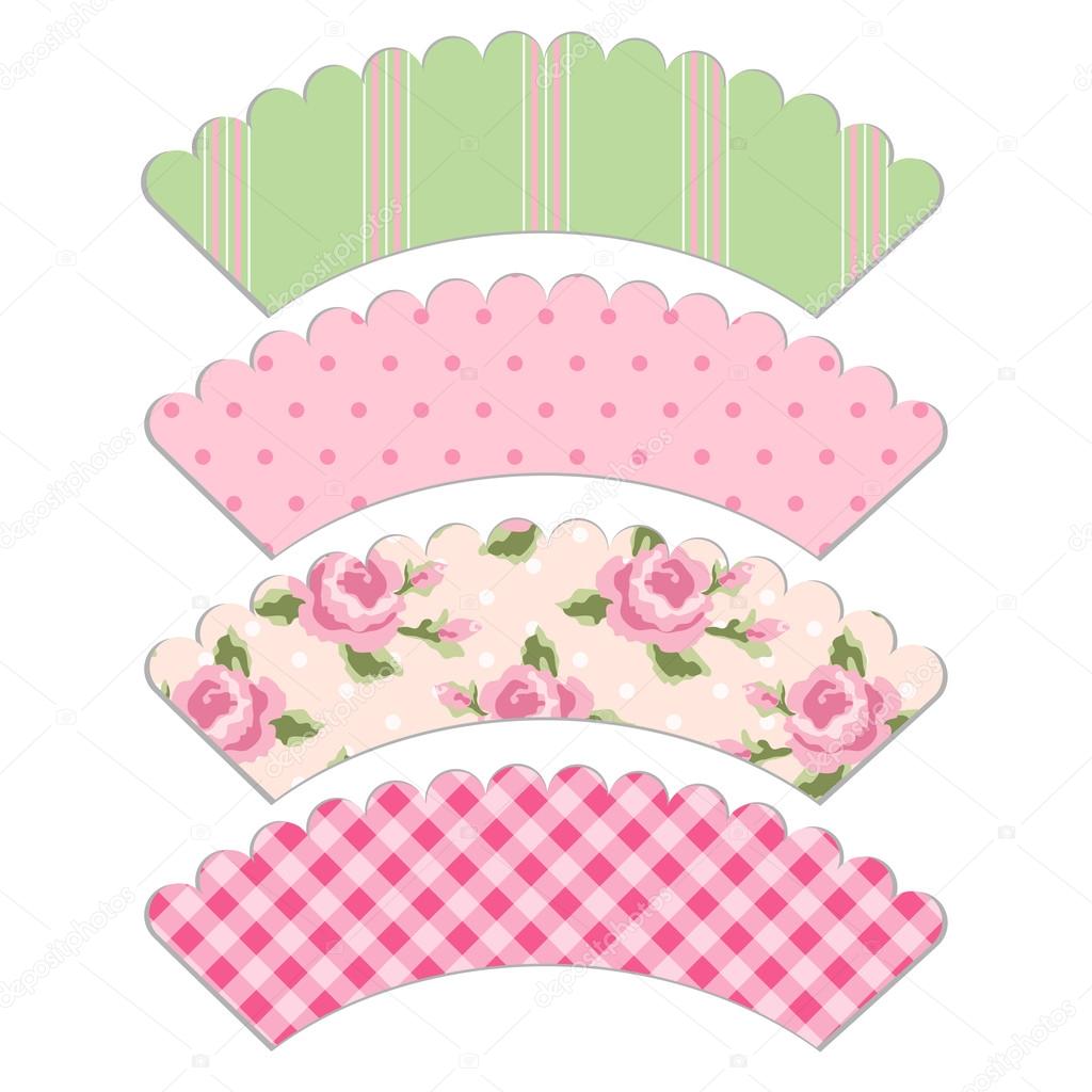 Cupcake Wrapper Template Free from st.depositphotos.com