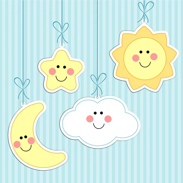 Baby background — Stock Vector