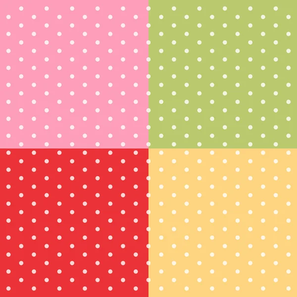 Retro polka dot arka plan — Stok Vektör