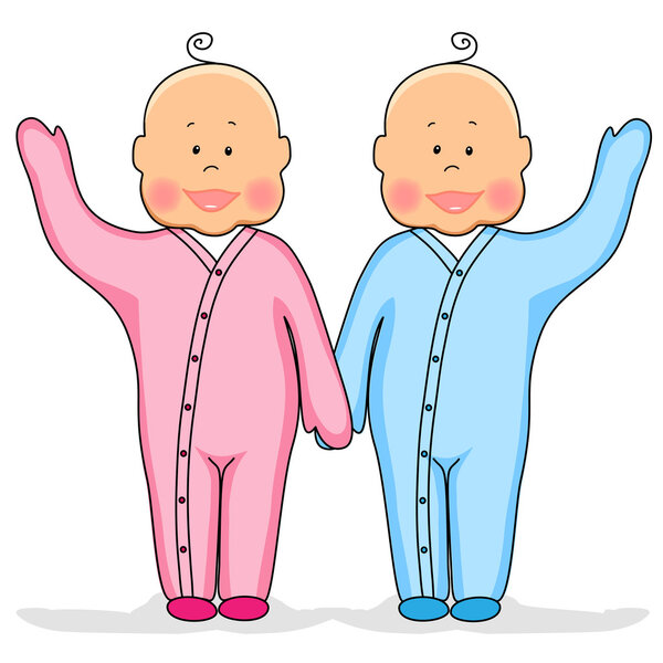 Babies brother and sister